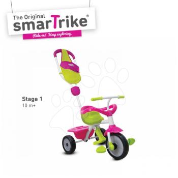 smarTrike gyerek tricikli Play GL 1470200 rózsaszín-zöld kép