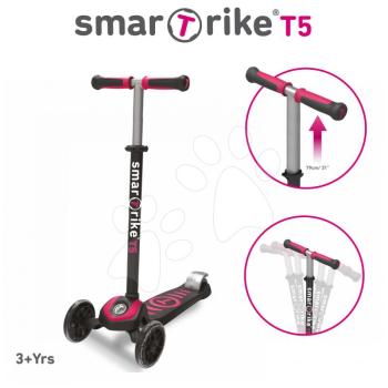 smarTrike gyermek roller T5 2010100 fekete-ciklámen kép