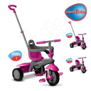 smarTrike tricikli Breeze Touch Steering 6090200 rózsaszín-szürke kép