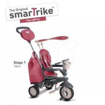 smarTrike tricikli Voyage Touch Steering 1950500 piros-szürke kép