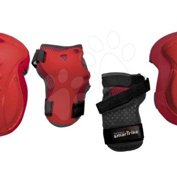smarTrike védőfelszerelés Safety Gear set M térdre és csuklóra ergonomikus műanyagból piros 4002004 kép