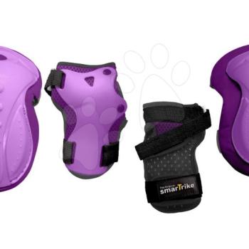smarTrike védőfelszerelés Safety Gear set S térdre és csuklóra ergonomikus műanyagból lila 4002002 kép