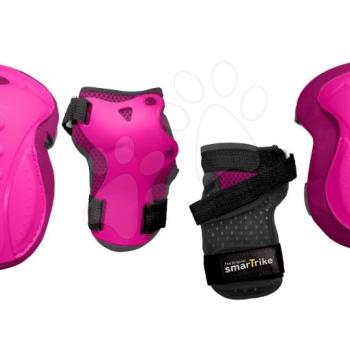 smarTrike védőfelszerelés Safety Gear set XS térdre és csuklóra ergonomikus műanyagból rózsaszín 4002001 kép