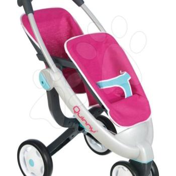 Smoby babakocsi két játékbabának Maxi Cosi & Quinny Twin kétoldalú 551592 rózsaszín-kék kép