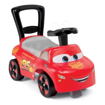 Smoby bébitaxi és járássegítő autó Cars Disney háttámlával és tárolórésszel piros 720523 kép