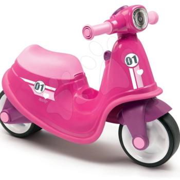 Smoby bébitaxi robogó reflektorral Scooter Pink rózsaszín 721001 kép