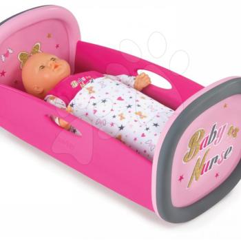 Smoby bӧlcső játékbabának takaróval Baby Nurse 220313 rózsaszín kép