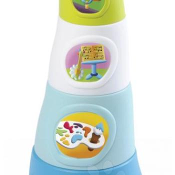 Smoby csészerakosgató kisbabáknak Happy Tower Cotoons 211317 kék kép