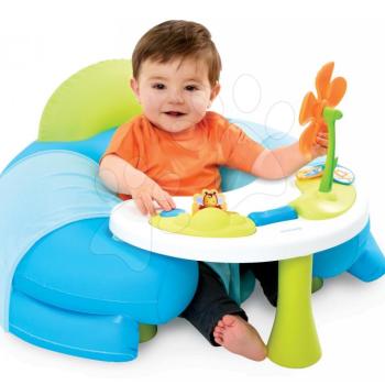 Smoby gyerek fotel és játszóasztal 110202 kék kép