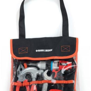 Smoby gyerek szerszámok táskában Black&Decker 50072 piros-fekete kép