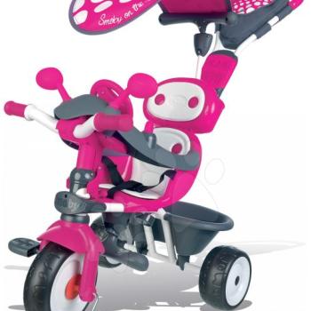 Smoby gyerek tricikli Baby Driver 740600 rózsaszín-szürke  kép