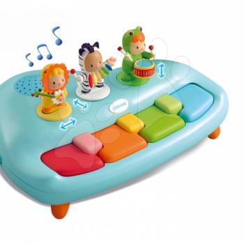 Smoby gyerek zongora Cotoons dallamokkal és figurákkal 211087 kék kép