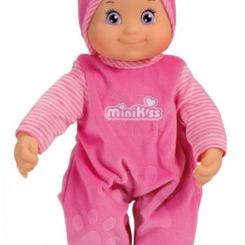 Smoby hangeffektes játékbaba Minikiss sapkában 210114 rózsaszín kép