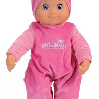 Smoby játékbaba hanggal MiniKiss rózsaszín 210102-2 kép