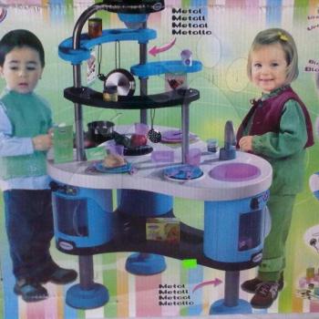 Smoby játékkonyha gyerekeknek Berchet 501086 kék kép