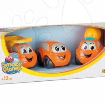 Smoby munkagépek Vroom Planet 3 darab 120201 narancssárga  kép