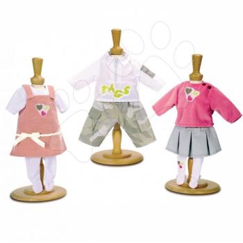Smoby ruhácskák Baby Nurse játékbabának 160065 rózsaszín/szürke/fehér kép