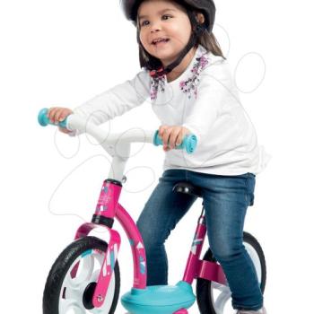 Smoby tanulóbicikli gyerekeknek Learning Bike 452052 fehér-rózsaszín kép
