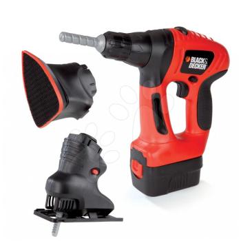 Smoby többfunkciós munkaeszköz Black&Decker Quatro szett 500167 piros-fekete kép