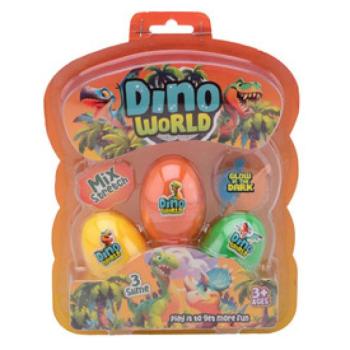 Sötétben világító dino figura tojásban kép