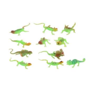 Sötétben világító hüllők - többféle kép