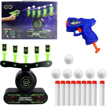 Space Gun céllövő játék - mágikus, foszforeszkáló és lebegő célpontokkal, játék fegyverrel, rengeteg tölténnyel (BBJ) kép