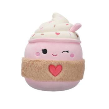 Squishmallows: Jenny a kacsintó, világosrózsaszín latte 20cm kép
