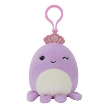 Squishmallows: kulcstartó Violet a lila polip koronával 9cm kép