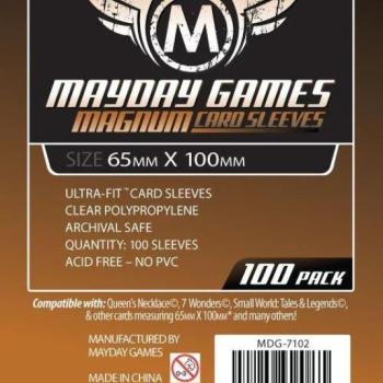Standard &quot;7 Wonders&quot; Card Sleeves - Magnum Ultra-Fit (65x100mm) - 100db - MDG-7102 kép