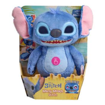 Stitch plüss LCD szemekkel, hanggal 28 cm,  kép
