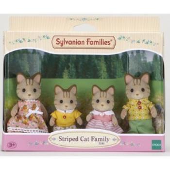 Sylvanian Families: Csíkos cica család kép