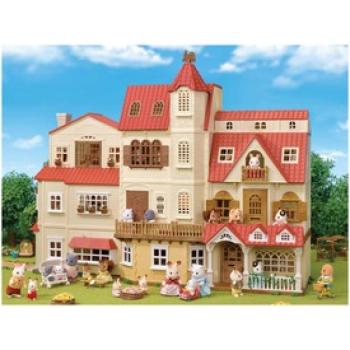 Sylvanian Families Piros tetős emeletes ház kép