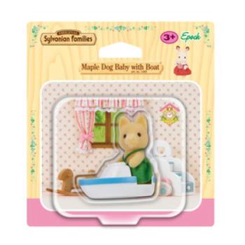 SylvanianFamilies:Kutyus bébi csónakkal kép