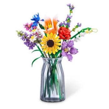 Szálas virágok 2 db-os építőjáték kép