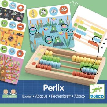 Számolás abakuszon - Gondolkodási műveletet fejlesztő játék - Perlix - Abacus - Djeco - DJ08348 kép