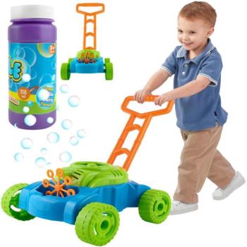 Szappanbuborék fújó fűnyíró játék gyerekeknek - 2024-25 sláger terméke - 26 x 51 x 49 cm (BBJ) kép