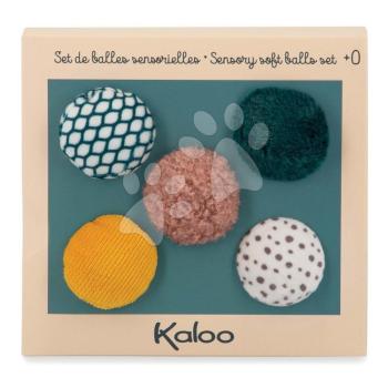 Szenzoros golyók a kisbaba érzékszerveinek fejlesztésére Stimuli Kaloo 5 fajta puha labda 0 hó-tól kép