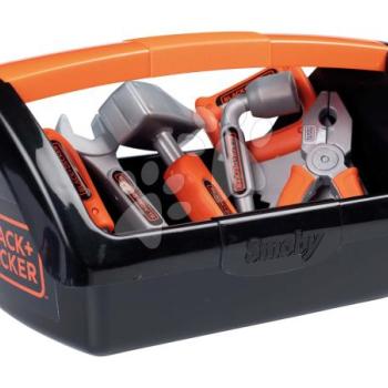 Szerszámos koffer Black&Decker Tool Box Smoby 6 kiegészítővel kép