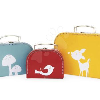 Szett három bőröndből My 3 suitcases Classique Home Kaloo sárga, piros és zöld 0 hó-tól kép