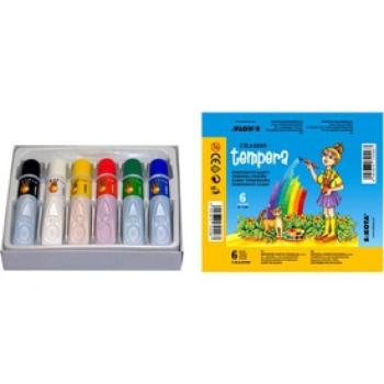 Színes tempera 6 darabos készlet - 7 ml kép