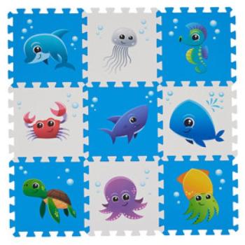 Szivacsszőnyeg - tengeri állatok, 9 db kép