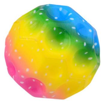 Szivárványos pattogó labda, 7 cm kép