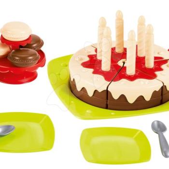 Születésnapi csokitorta 100% Chef Écoiffier étkészlettel sütményekkel 25 darabos 18 hó-tól kép