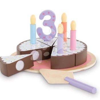 Szülinapi torta Wooden Birthday Cake Corolle 36-42 cm játékbabának 18 kiegészítő 24 hó-tól kép