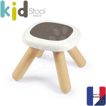 Taburett gyerekeknek Kid Furniture Stool Grey Smoby 2in1 szürke UV szűrő 50 kg teherbírás 27 cm magas 18 hó kép