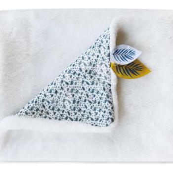 Takaró legkisebbeknek Yoca le Koala White Doudou et Compagnie kétoldalas fehér 70*100 cm 0 hó-tól kép