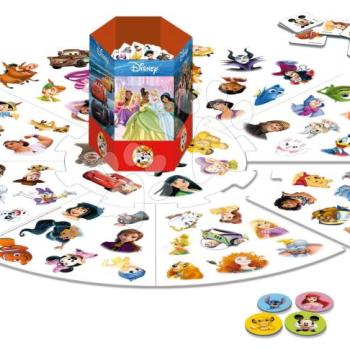 Társasjáták Gyors mint a hiúz Lince Disney Edition Educa 70 ábra spanyolul 4 évtől kép