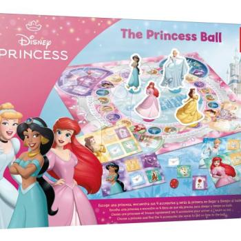 Társasjáték Bál a hercegnőkkel The Princess Ball Educa spanyolul franciául angolul és portugálul 4 évtől kép