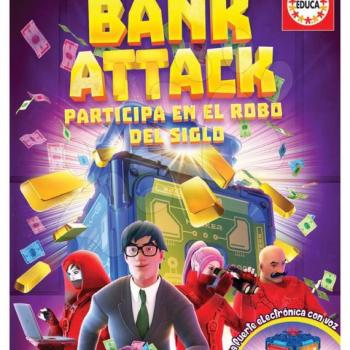 Társasjáték Bank Attack Educa spanyol nyelven 7 éves kortól kép