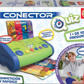 Társasjáték Conector Quizz  Educa 1000 kérdés a világról spanyol nyelven 4 éves kortól kép